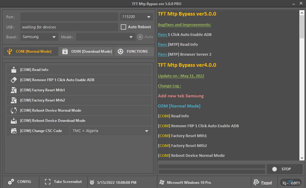 SamFirms FRP Tool